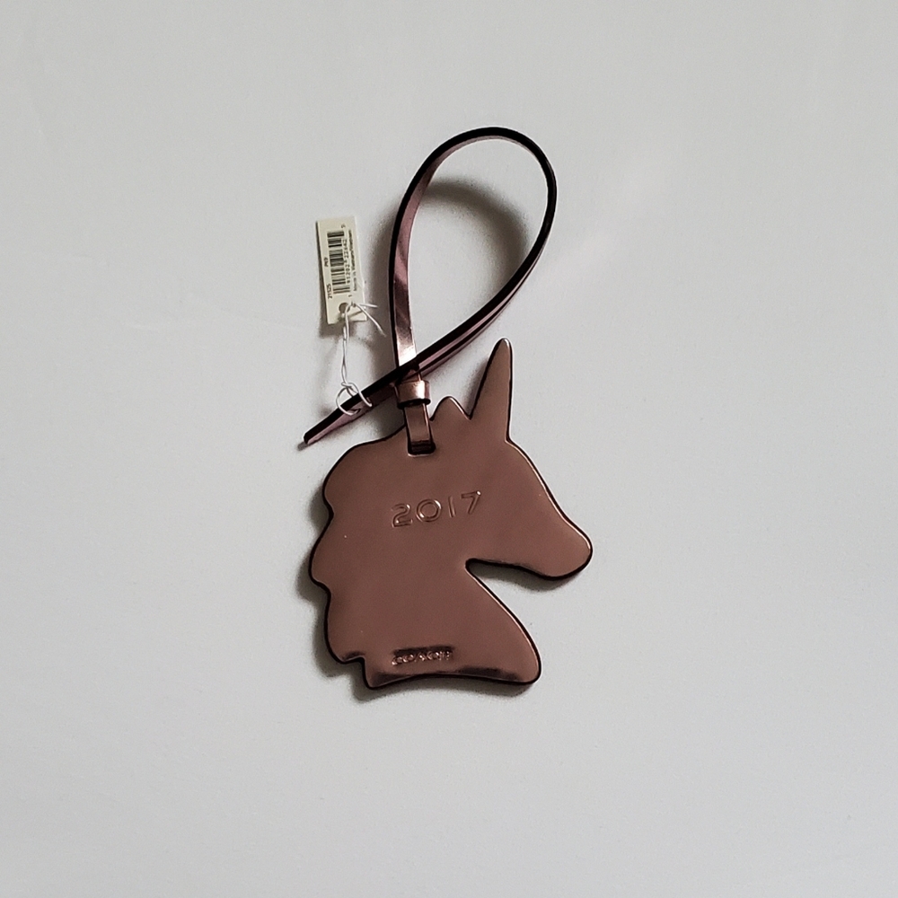 🦄 Metallic Unicorn Ornament